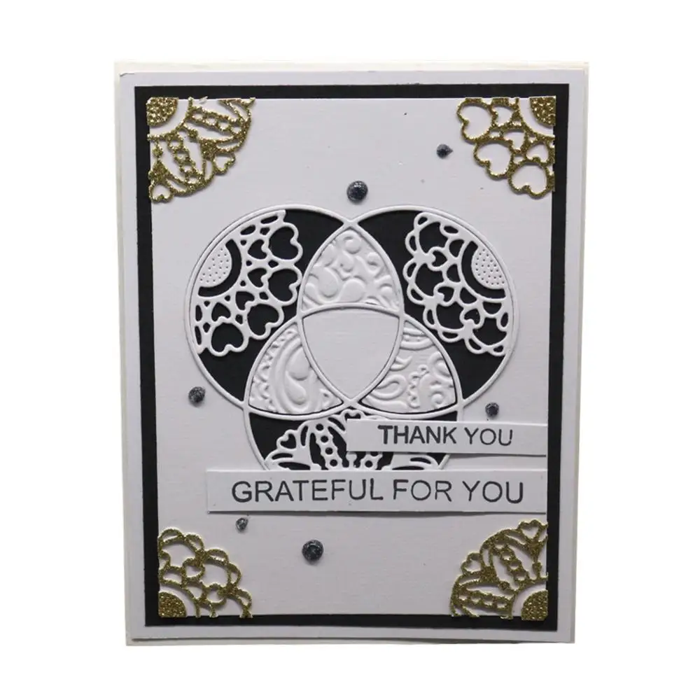  Cutting Dies Background / invitation lace / greeting card decoration greeting card decorationMetal  - 4.00007E+12