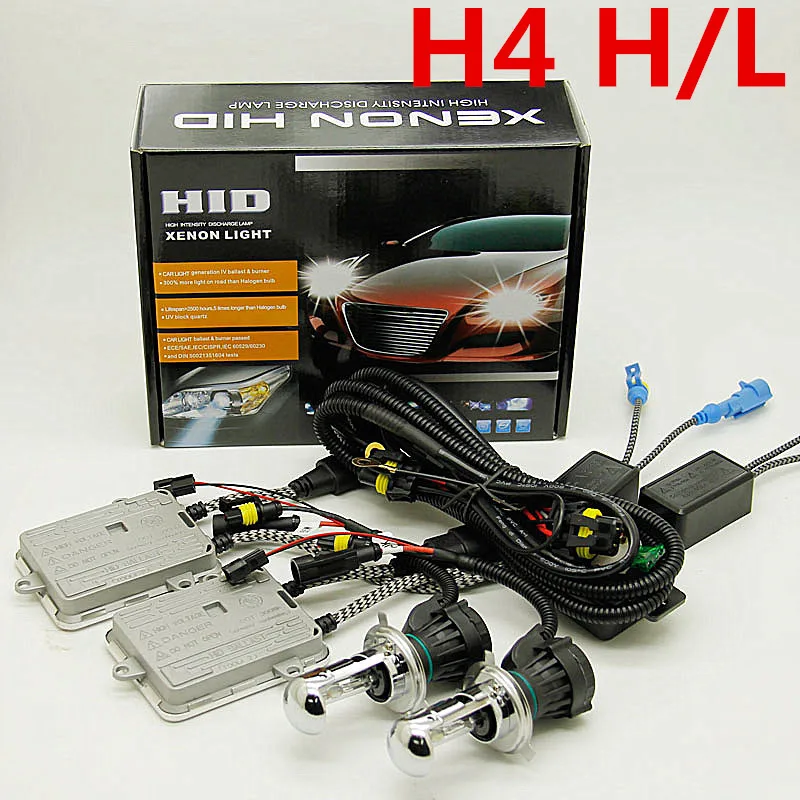 Günstig AC 55w 12v h4 bi xenon hid kit H4 3 Bi xenon H4 Bi xenon H4 Hallo lo bixenon h4 kit einzigen strahl H1 H3 H7 9005 9006 H11 880 881 KIT