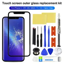 

Tempered Glass Screen Professional Front Lens Screen Replacement LOCA Glue Tool for iPhone X/XR/XS/XS Max/11/12/13 Pro Max
