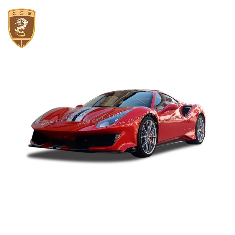 CSSYL Реальные углеродного волокна боковые юбки для Ferrari 488 углеродного волокна сторона OME стиль автомобильные аксессуары