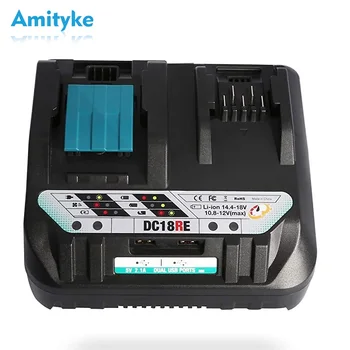 

For Makita DC18RE Battery Charger 10.8V 12V 18V 3.0A Lithium Battery Charger BL1021 bl1041 BL1830 BL1860 BL1890 Battery Tool
