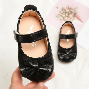 

Shoes Girls Toddler Infant Kids Baby Girls Bowknot Single Princess Shoes Sandals Chaussure Enfant Fille Girls Shoes Princess
