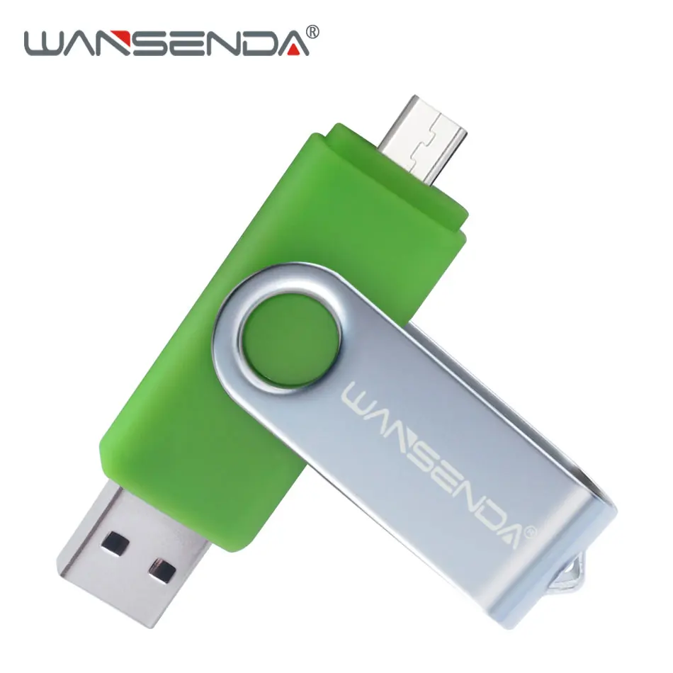 WANSENDA OTG USB флеш накопитель 128 ГБ 256 64 32 16 ГБ|USB флэш-накопители| |