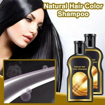 

2020 NEW Grey Reverse Hair Color Shampoo HOT Natural Darkening Shampoo Permanent Black Hair Shampoo Natural Ginger Coloring