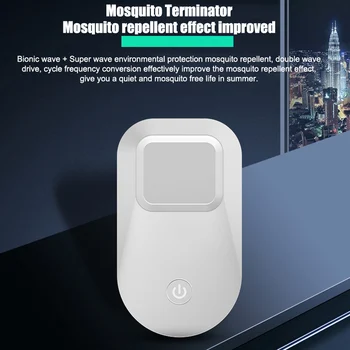 

Ultrasonic Pest Repeller Plug in Pest Electronic Repellent Indoor Rodent/Insect Deterrent Control Rats Mice Mosquitos BJ