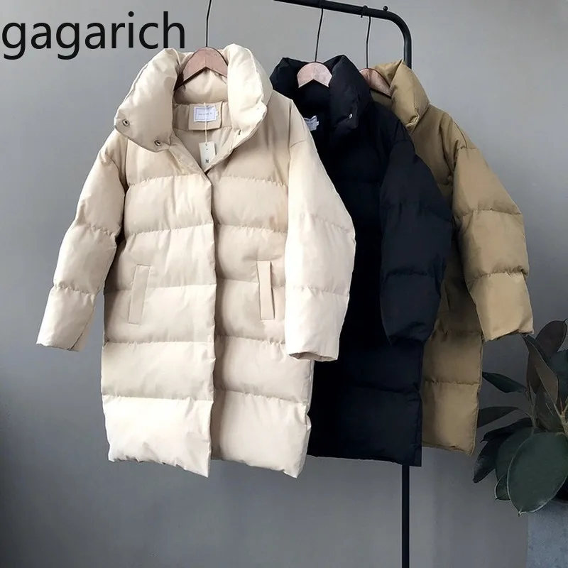 

Gagarich Women Parkas 2019 Winter New Arrival Fashion Long Sleeve Loose Causal Female Warm Coat Thick Outwear Tops