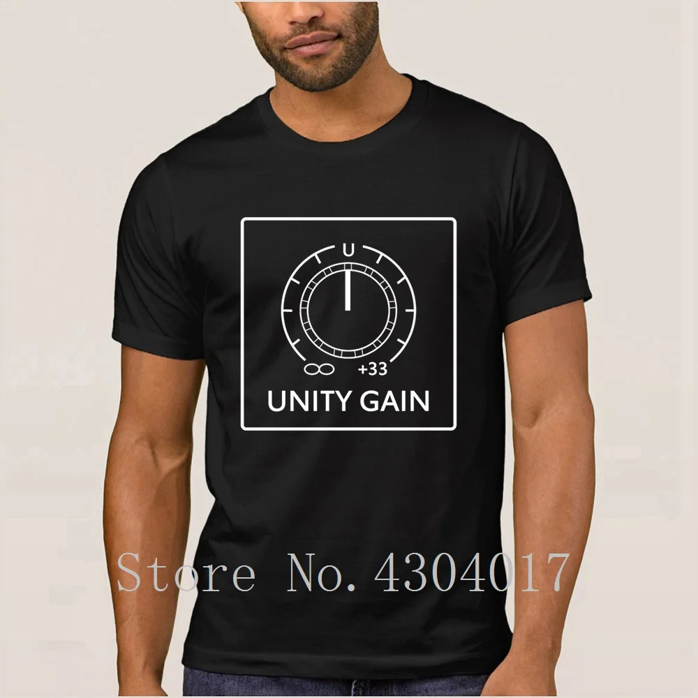 Unity Gain Официальная футболка короткий рукав для досуга Мужская уличная одежда