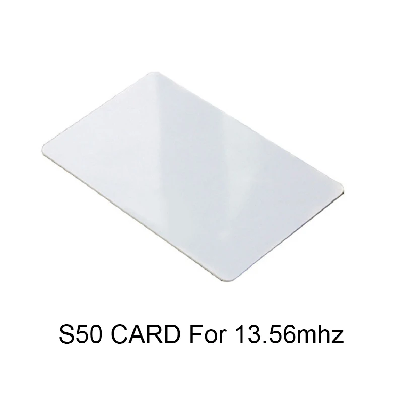 5/10pcs 13.56Mhz Card MF S50 IC Smart RFID Card Tag 0.8mm Thin For Access Control Time Attendance System ISO14443A Proximity