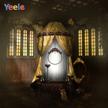

Yeele Vintage Retro Room Curtain Butterfly Old House Dreamy Backdrop Vinyl Photography Background For Photo Studio Photocall