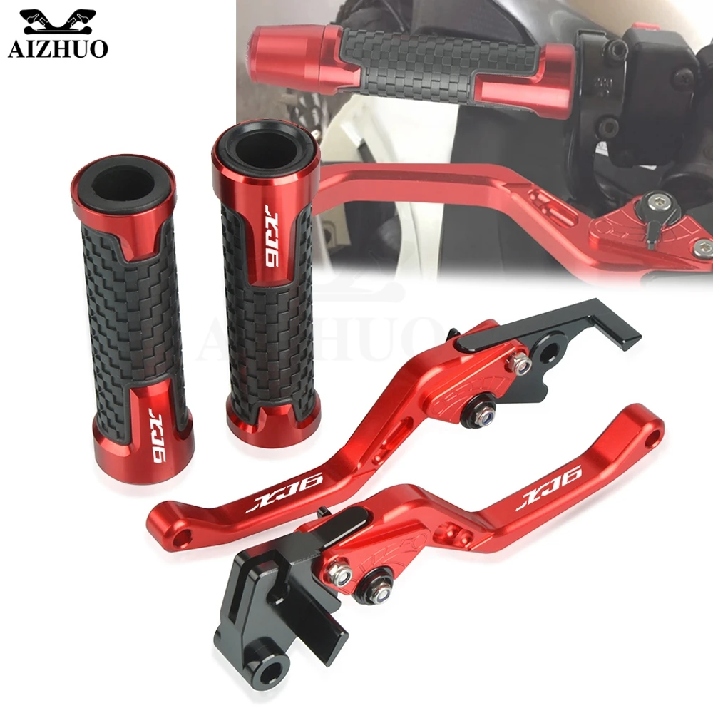 

XJ6 Handlebar Grips FOR YAMAHA XJ6 2009-2015 2010 2011 2012 2013 2014 Motorcycle Accessories Brake Clutch Levers CNC Aluminum