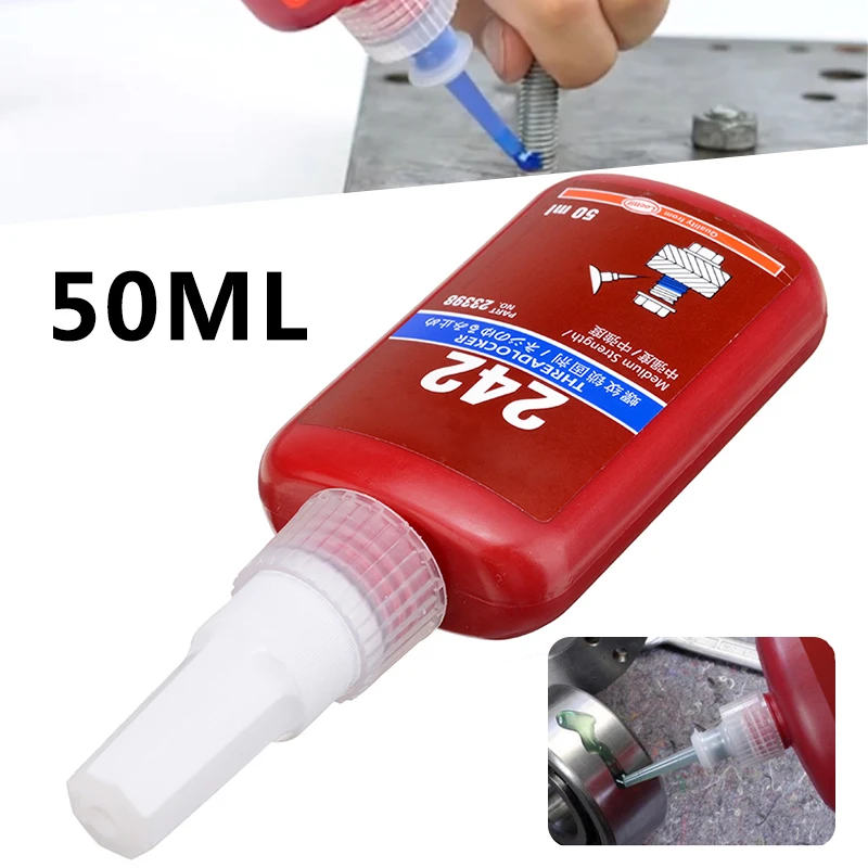 Universal 50ML Anaerobic Adhesive Threadlocker Lock Glue Sealing Anti