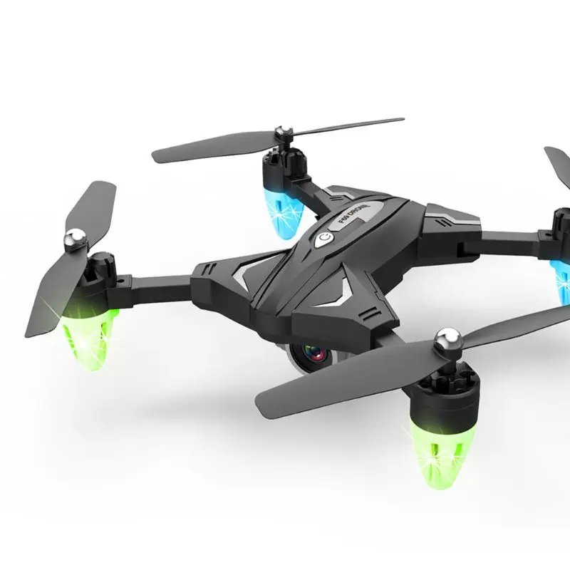 F69 складной Радиоуправляемый вертолет Дрон HD камера 480 P/1080 P wifi FPV высота удержания Безголовый режим модель квадрокоптера