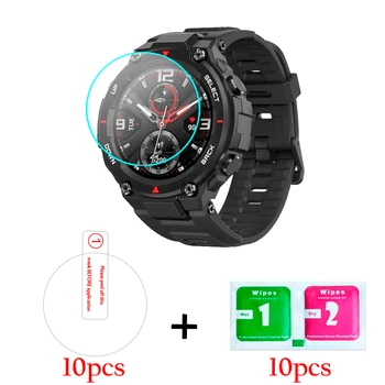 

10PCS For Huami Amazfit T-Rex Tempered Glass Screen Protector 9H 2.5D Scratch Proof Explosion-Proof Smartwatch Protective Glass