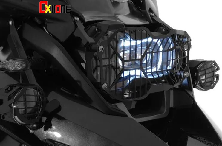 

For BMW R1200 GSA 2018Motorcycle Headlight Protector Cover Grill Guard Mesh Steel Head Lamp Mount Guard