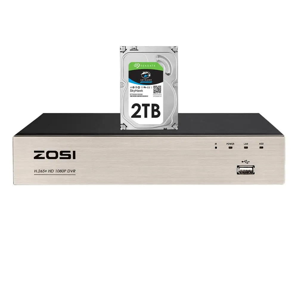 Видеорегистратор ZOSI H.265 + 4 в 1 8 каналов 1080P HDMI|video recorder hdmi|recorder hdmidigital video |