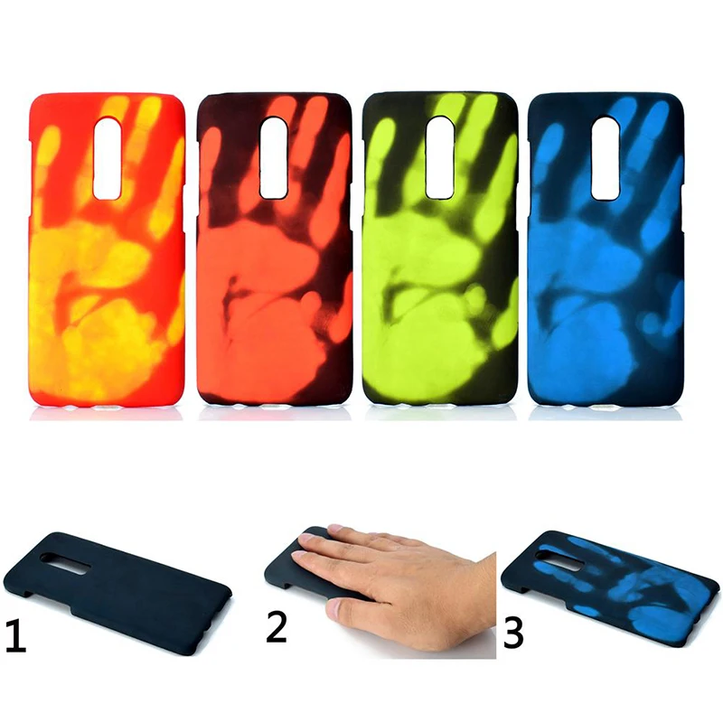 Thermal-Induction-Fluorescent-Color-Changing-PC-Back-Shell-case-for-Oneplus6
