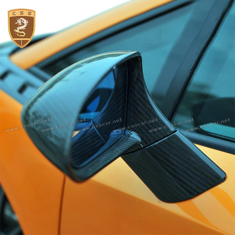 Сухая карбоновая зеркальная Крышка для Lamborghini Gallardo LP550 LP560 LP570 2008- сменная стильная боковая зеркальная крышка заднего вида