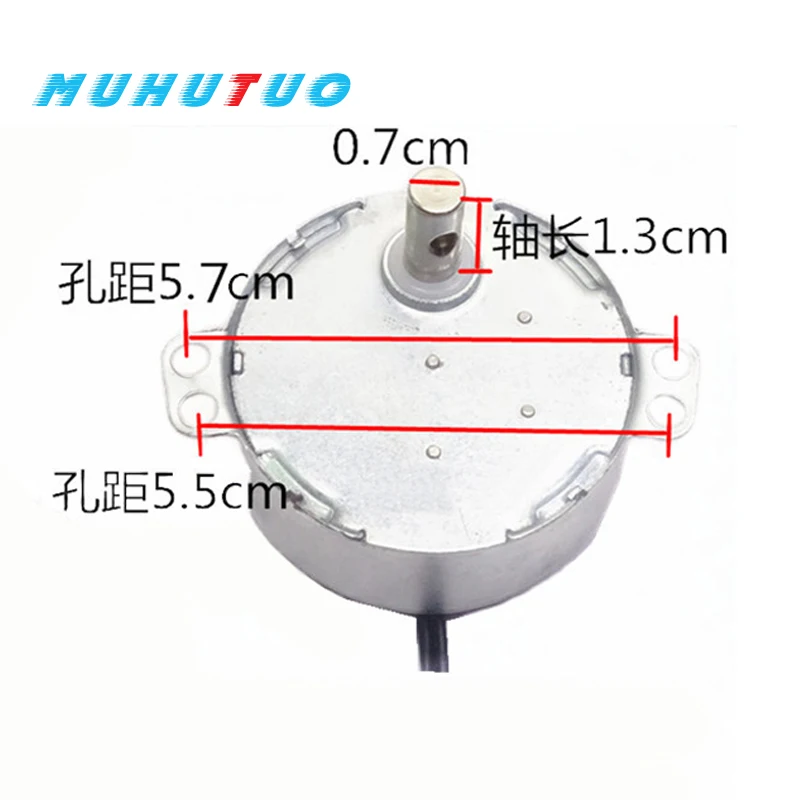 Electrical Components Electric fan flat port synchronous motor TYJ50-8A7/TYC50-B4 D shape synchronous motor 50TYZ-0.2B02(same shape can be used)