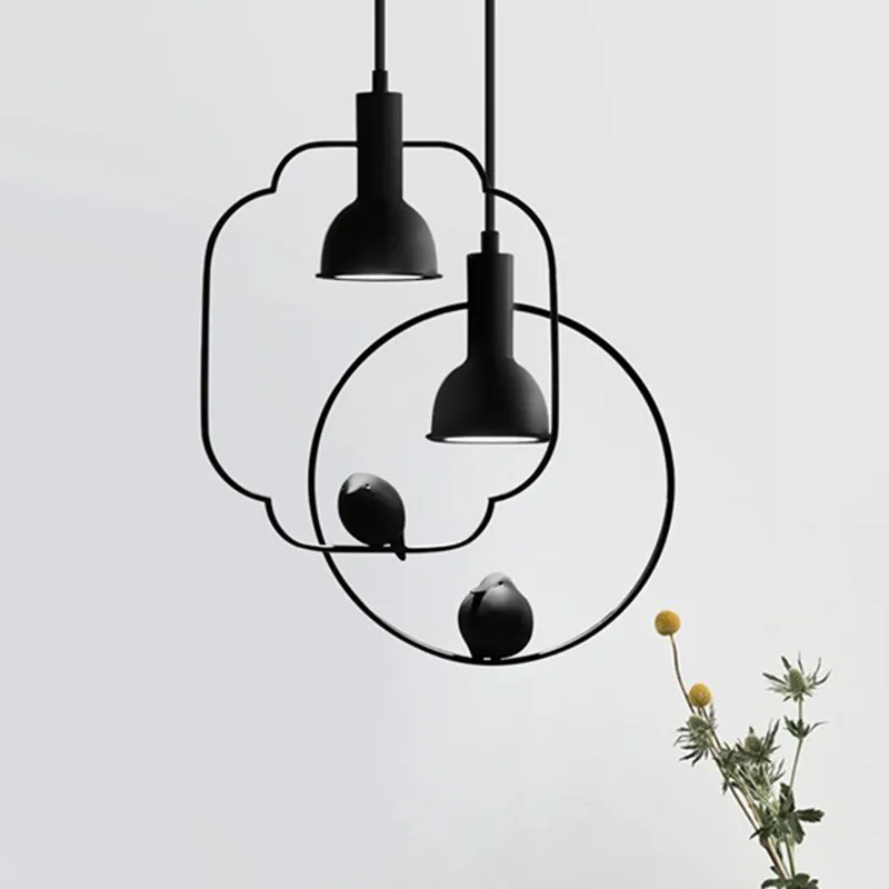 

Nordic Spotlights Bird Light Creative Personality Simple Restaurant Lights New Chinese Lighting Bedroom Chandelier