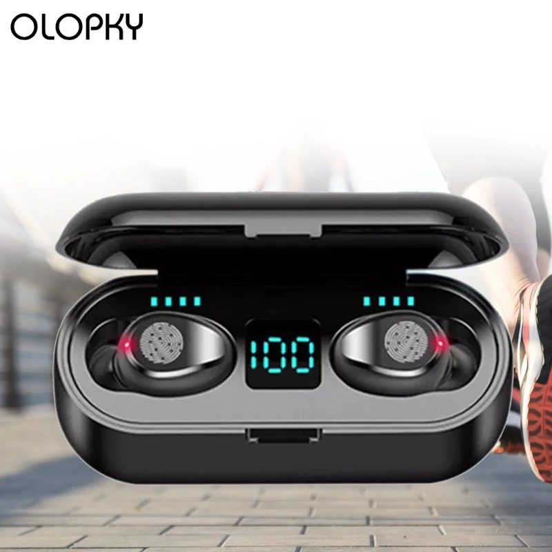 TWS Wireless Super Bass Headphone LED Sport Fitness Bluetooth 5.0 Earphone Waterproof Earbuds Stereo HiFi Headset For Smartphone |