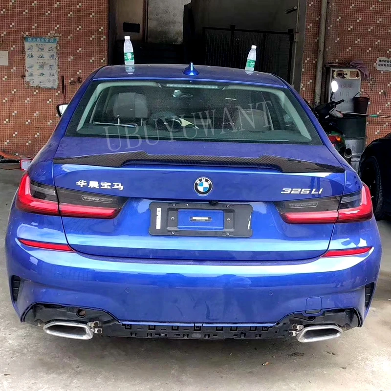 

High Quality Carbon Fiber Rear Trunk Spoiler for BMW 3 Series G20 2019 2020 Rear Wing Spoiler Boot Lid M4 Style