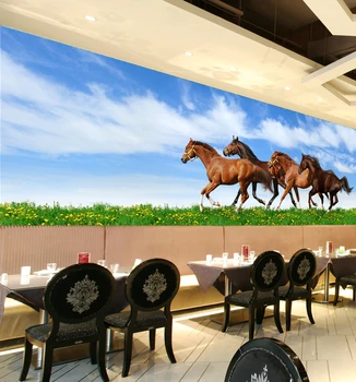 

[Self-Adhesive] 3D Horse 11220 Wall Paper mural Wall Print Decal Wall Murals