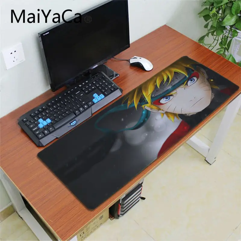 Lock Edge 30X70cm MaiYaCa, Наруто, аниме, игровой коврик для мыши, коврик для мыши, большая рекламная акция, игровой коврик для мыши в России, xl, клавиатура, ноутбук, ПК, ноутбук, Настольный коврик - Цвет: Lock Edge 30X70cm