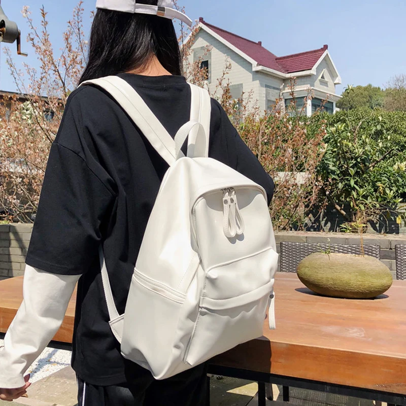 Kawaii Solid Pastel Preppy Harajuku Backpack - Limited Edition