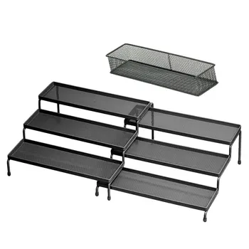 

3 Pcs 1 Set Seasoning Bottle Racks Simple Storage Brackets Step Shelves for Bathroom