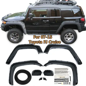 

6pcs Offroad Black Wheel Cover For Fender Flares for Toyota For FJ Cruiser 2007-2015