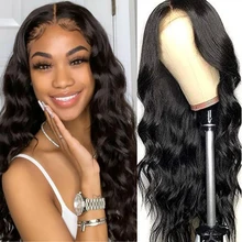 Aliexpress - ALEESA 13×4 13×6 Lace Front Human Hair Wigs PrePlucked Brazilian Body Wave With Baby Hair Remy For Black Women 30inch