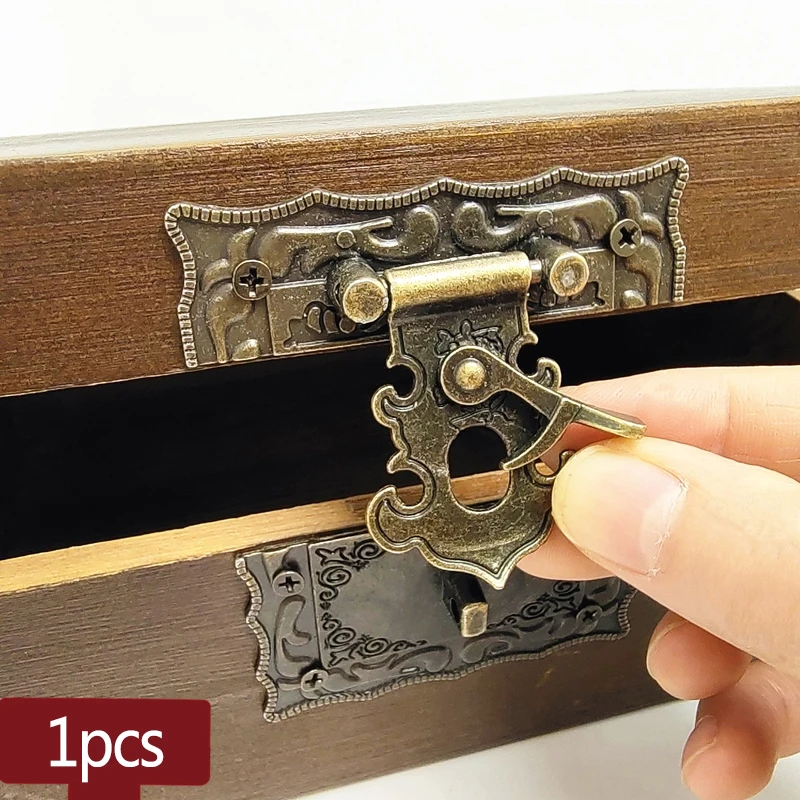 Furniture Hardware Toggle Latches Jewelry Box Hasps Decorative Latches 1pc Vintage Hasp Latch