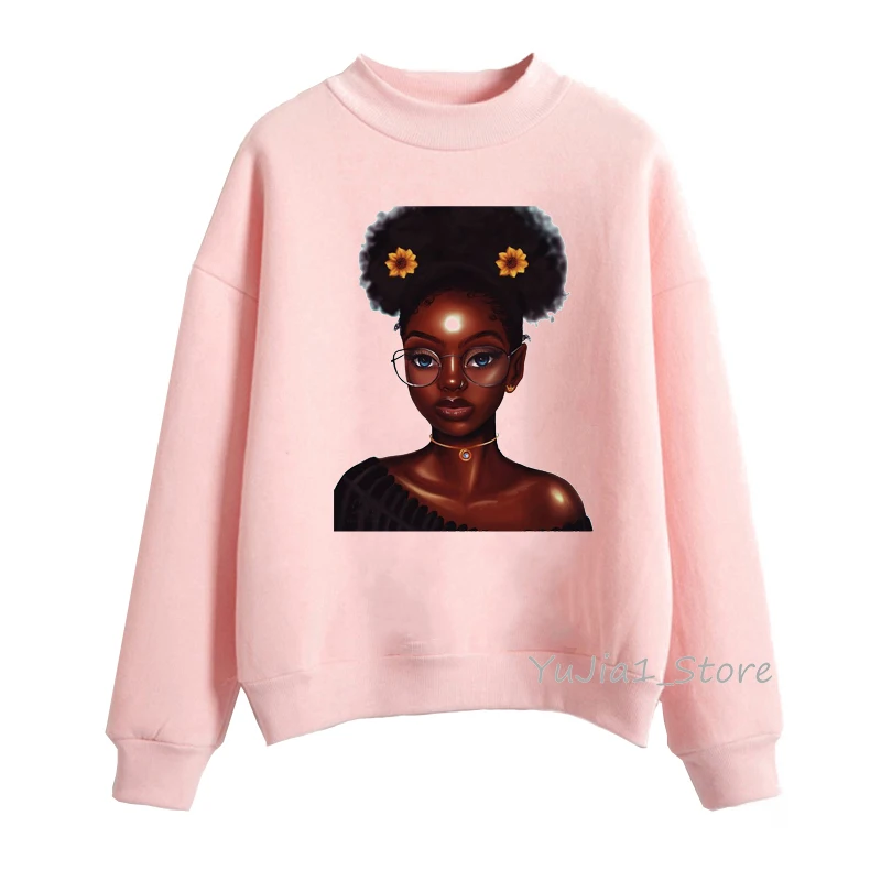 Melanin Poppin, розовые толстовки, женская одежда, красивая черная толстовка с принтом для девушек, Женская толстовка, женские толстовки, sudadera mujer, топы