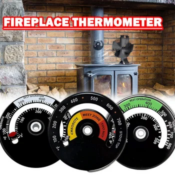 

Magnetic Wood Stove Thermometer Household Fan Kitchen Thermometer Household Sensitivity Barbecue Oven Tool Drop Shipping