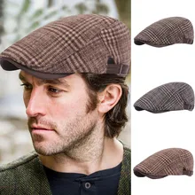 Шапка женская шапка fashion women's hat winter autumn Mens Peak Blinder Hat Baker Boy Hat Cap Peak Newsboy Herringbone Flat Cap