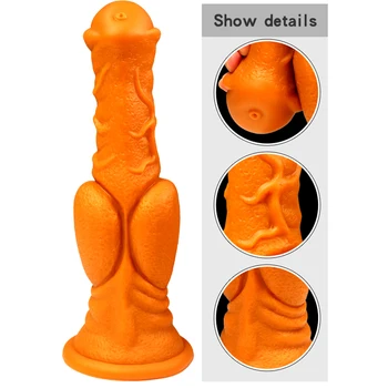 Soft Material Realistic Horse Dildo Super Huge Big Penis With Suction Cup Sex Toys For Woman Adults Vagina Massage Lesbian Gay 4
