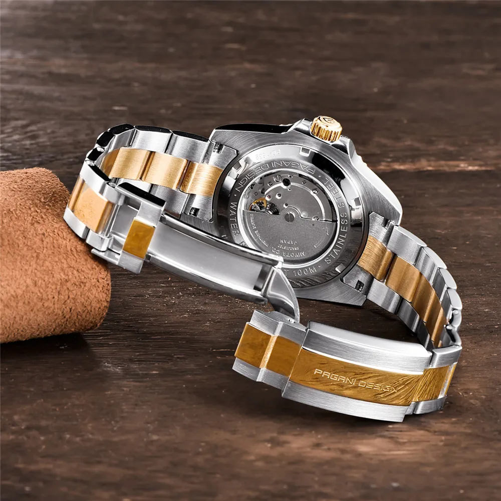 Мужские часы PAGANI дизайнерские брендовые Роскошные сапфировые водонепроницаемые спортивные автоматические механические Rolexable часы Relogio Masculino