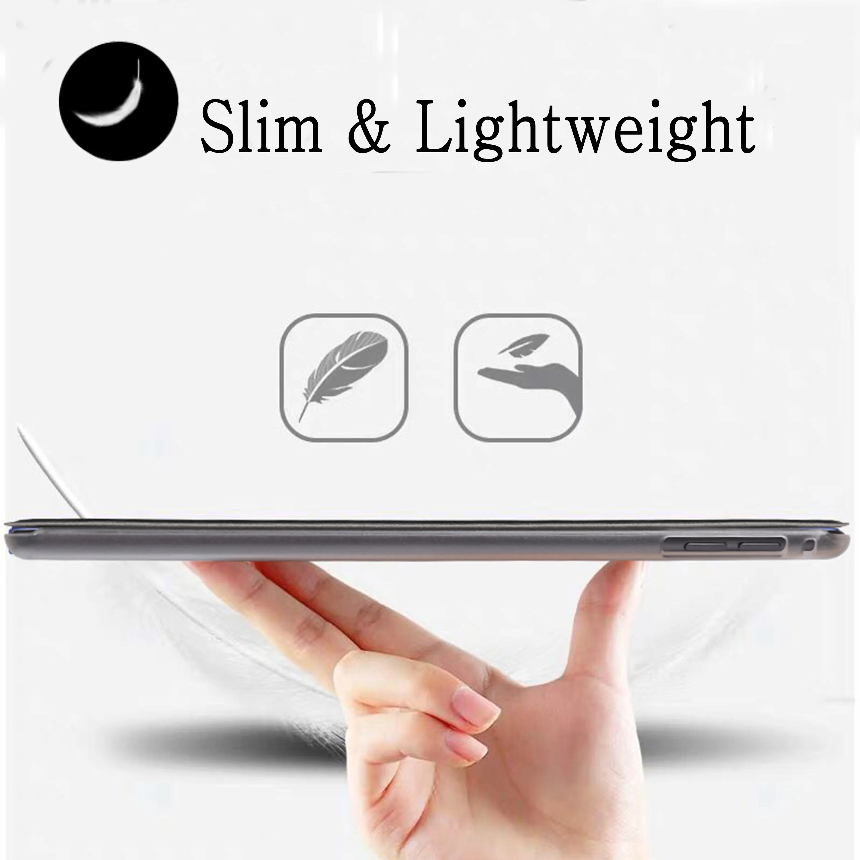 Чехол подставка из экокожи для iPad Air 2 9 7 дюйма A1566 A1567|Чехлы планшетов и