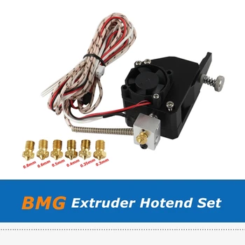 

Full Metal NF BMG Extruder Bowden Hotend Kit Set + V6 Heat Block + 24V Thermistor Heater + Brass Nozzle For 3D Printer Parts