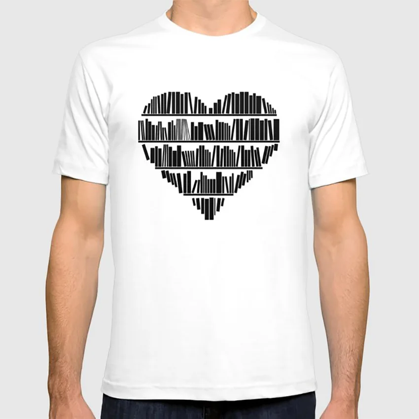Книга Lover II футболка книга книги Чтение Любовник Сердце bookish Ботан geek bookworm