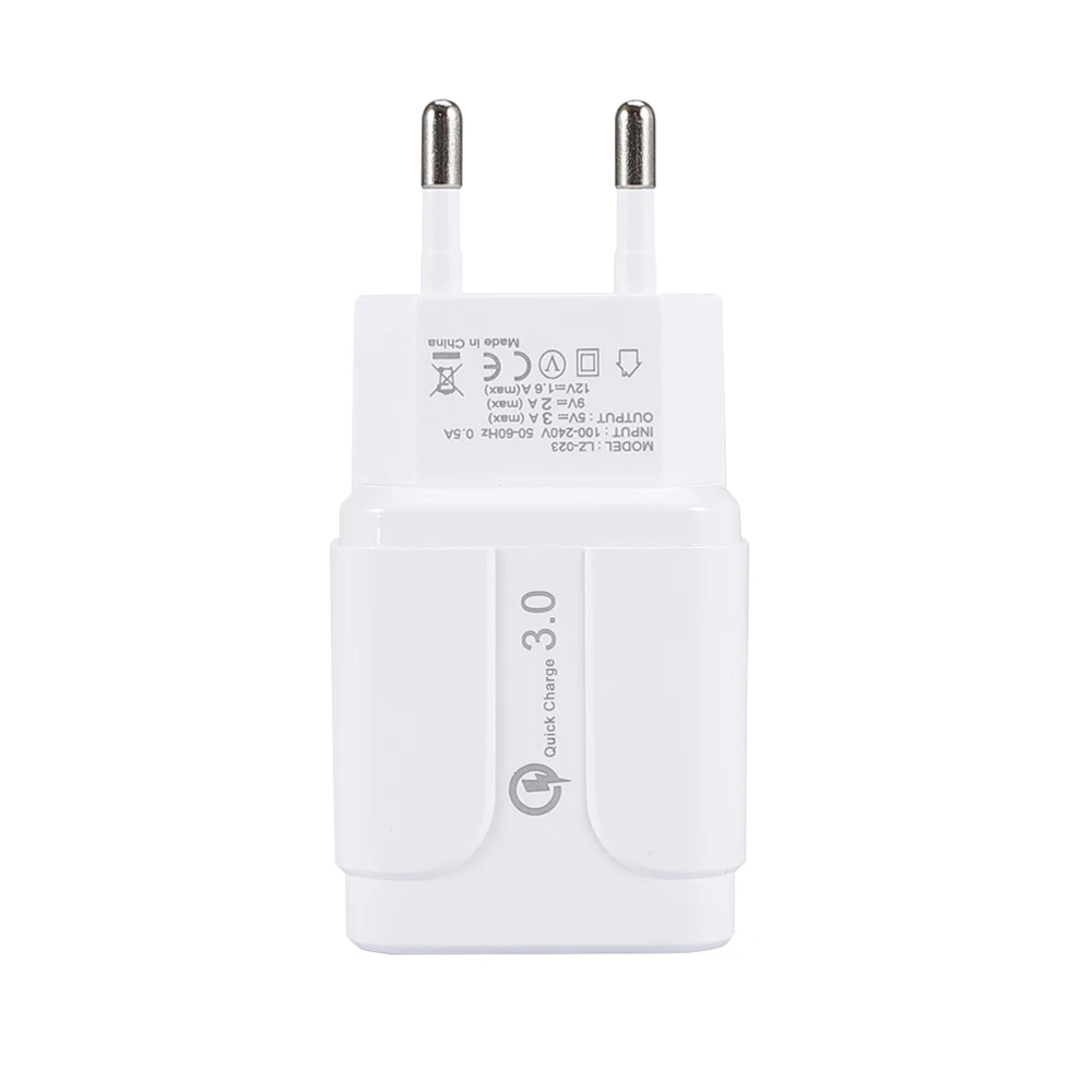 Один USB QC3.0 зарядное устройство для мобильного телефона Быстрая зарядка для путешествий умная зарядная головка для планшета Apple