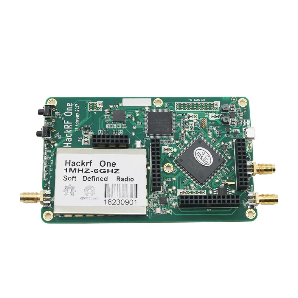 TZT HackRF One 1 МГц-6 ГГц SDR платформенное программное обеспечение определенная Плата развития радио черный корпус