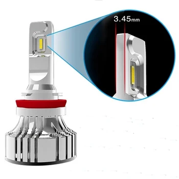 

F2 H7 72W LED Headlight Bulb with Adapters forVW jettas Magotan Bora polo6r forAUDI LED headlight kits