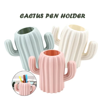 

Cactus Desk College Student Dormitory Dormitory Children's Learning Stationery Storage Box Pen Holder Creative Student Desktop