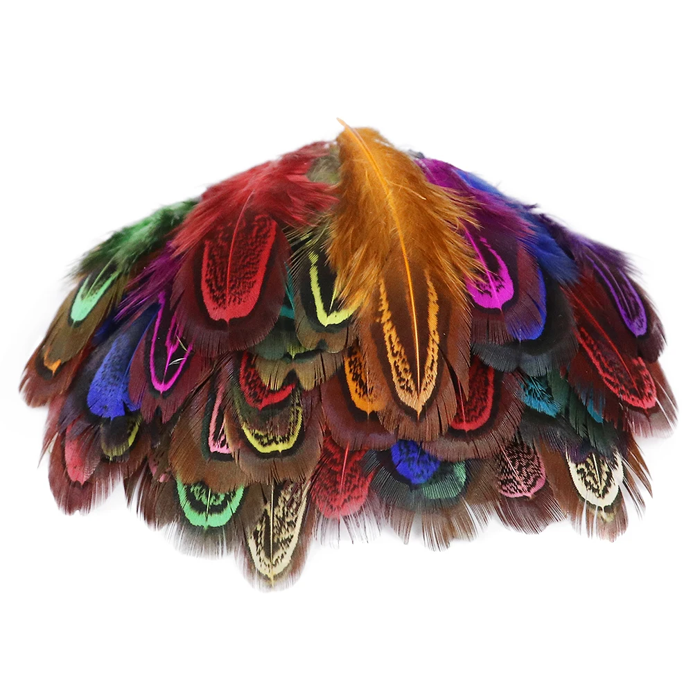 50pcs Multicolor Multipurpose Natural Feathers Bulk For Wedding