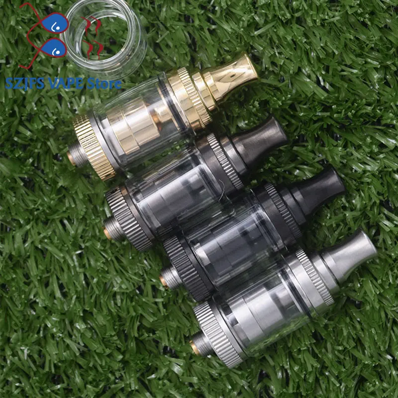 

SALT RTA Atomizer Tank 2ml/3.5ml Adjustable Airflow Bubble Glass Tube Vape Vaporizer 18mm Diameter Single Coil 5.0 vs gtr kayfun