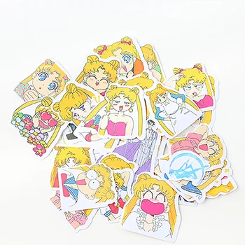 

1pcs Moon Girl Stationery Sticker Mini Sticker Decoration DIY Scrapbooking Sticker Stationery Kawaii Diary Label Sticker