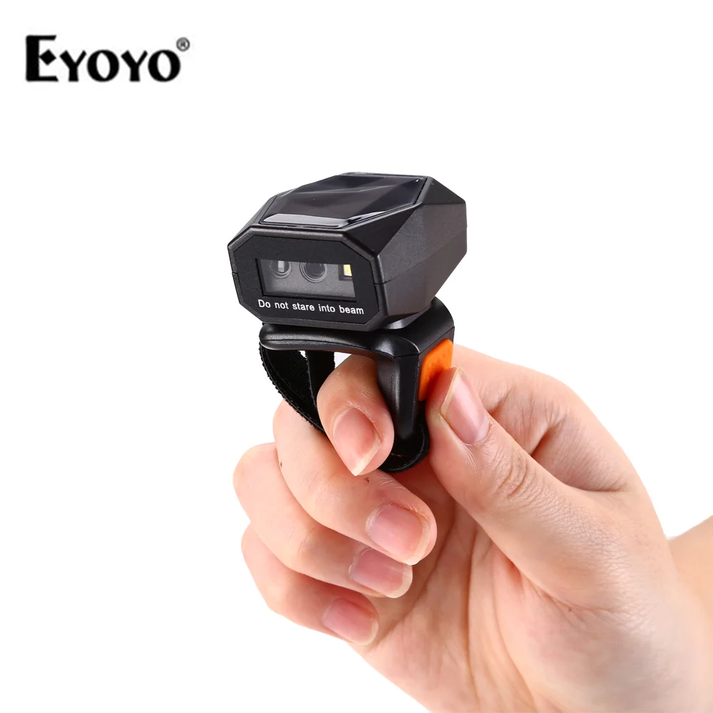 Eyoyo EY-016 2D маленький пальцевой сканер штрих-кода с Мини Портативный USB Проводная 2 4G