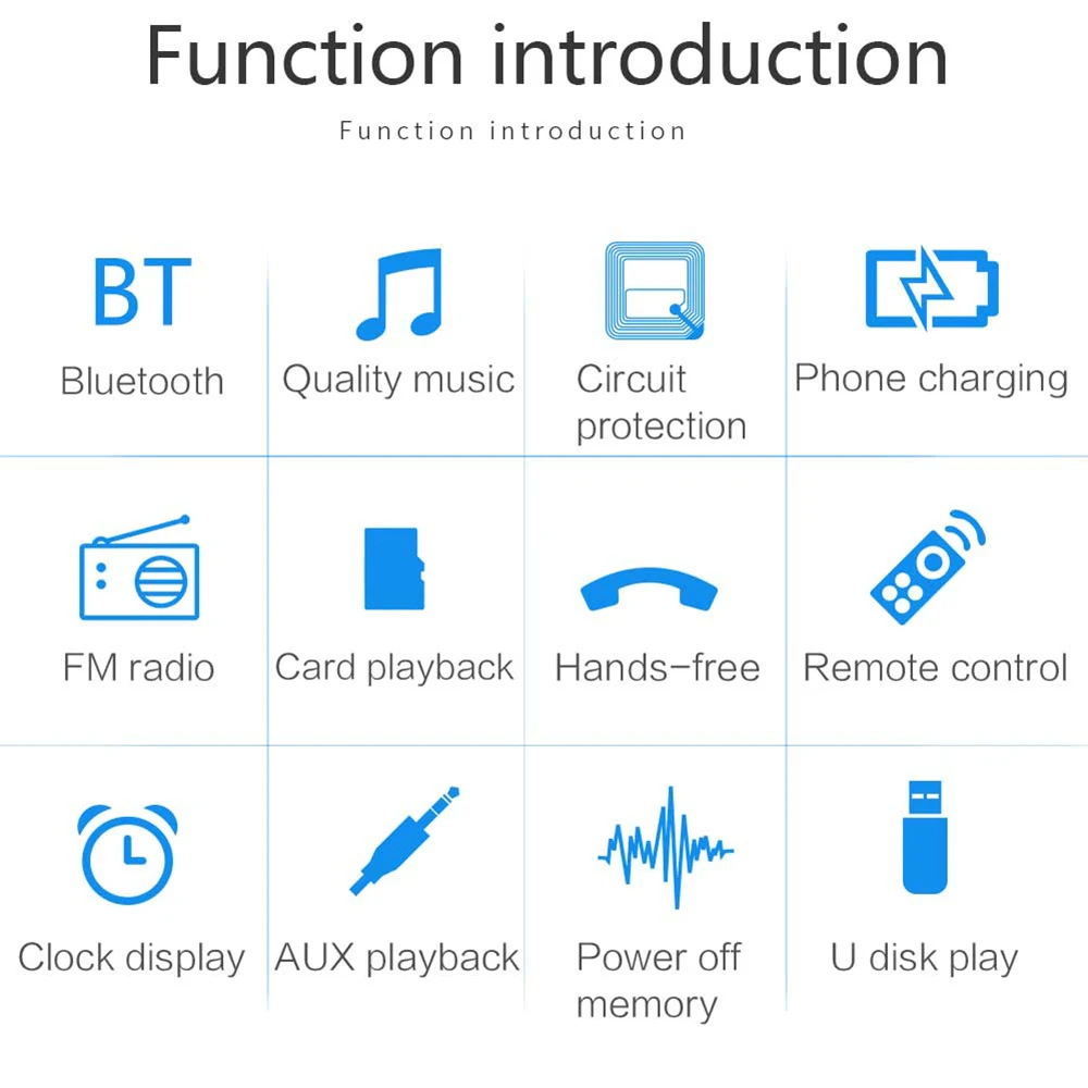 Универсальный умный Bluetooth Автомобильный MP3-плеер автомобильный динамик fm-радио воспроизведение музыки беспроводной Bluetooth воспроизведение USB зарядное устройство для телефона