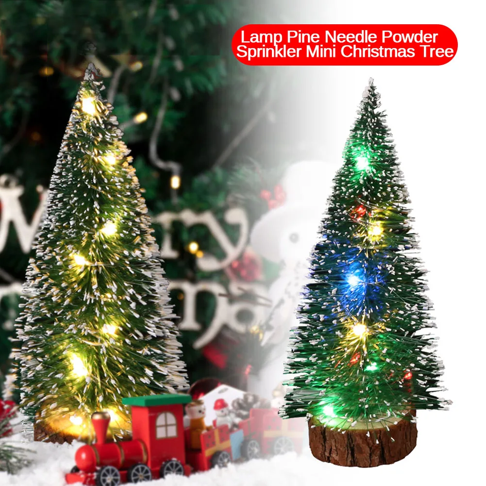 Christmas Tree Snowflakes Artificial Cedars Miniature Home Office Decoration Ornaments L9 #2 | Дом и сад